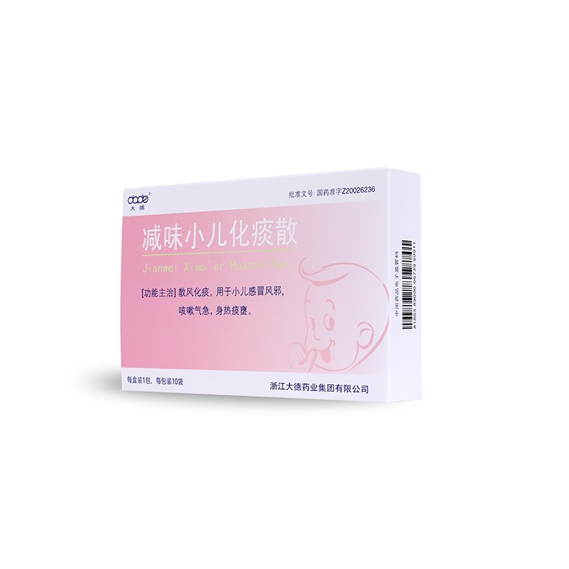 减味小儿化痰散